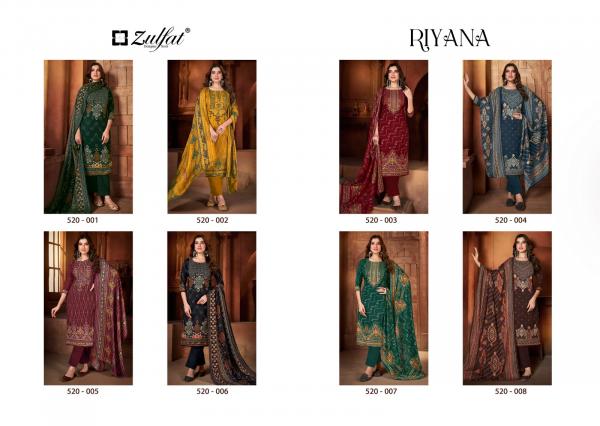 Zulfat Riyana Premium Wollen Dress Material Collection